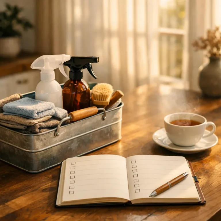 Schoonmaakschema huis