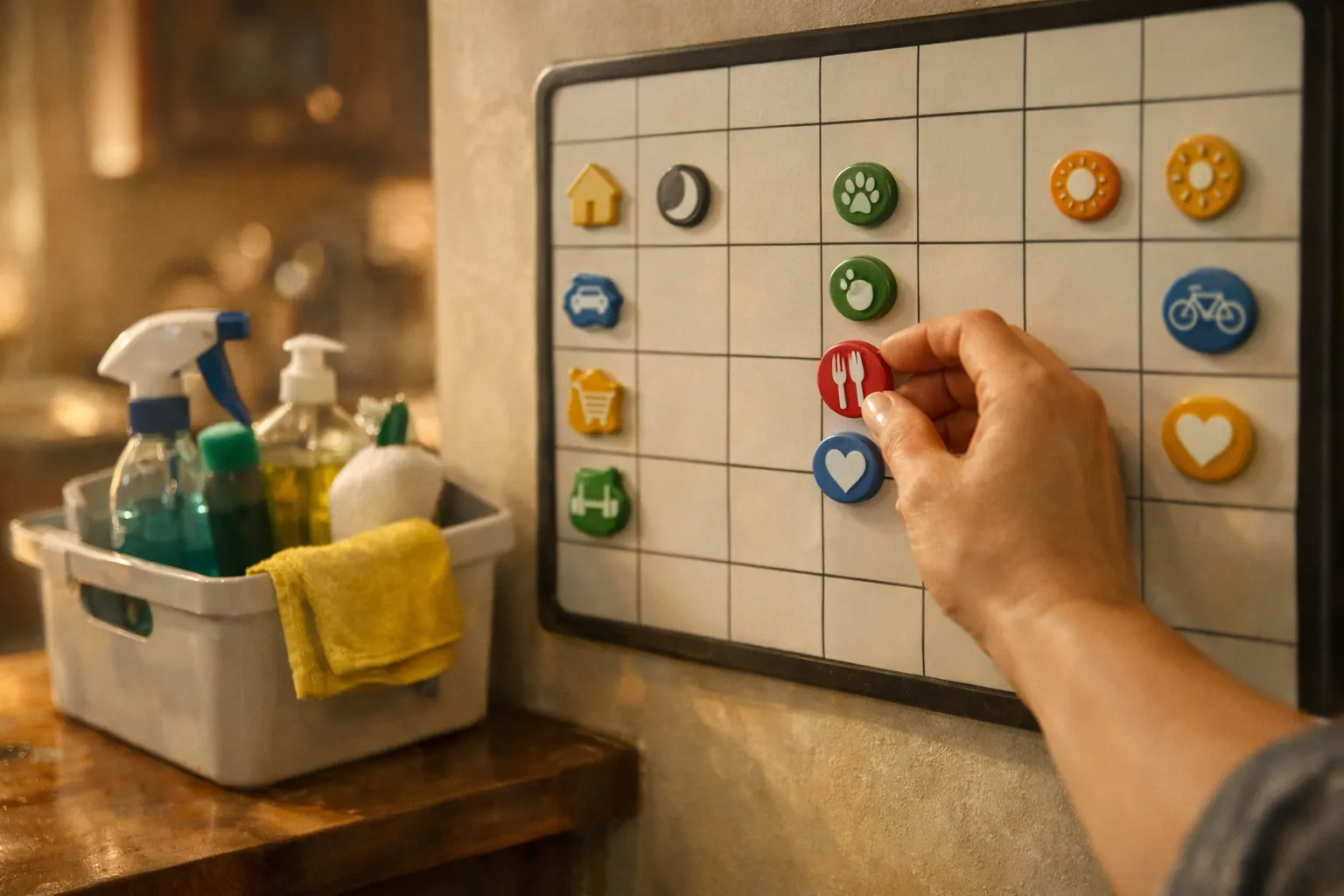 Schoonmaakrooster huis