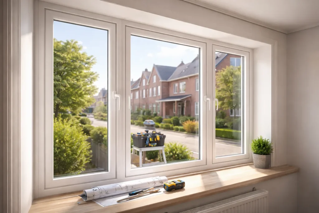 Moderne woning in Nijmegen met goed geïsoleerde kozijnen in kunststof uitvoering