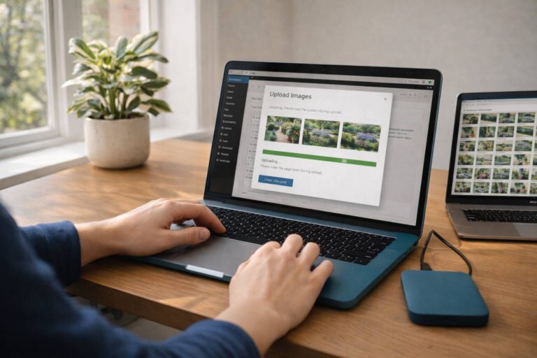 Foto's van tuintransformatie uploaden