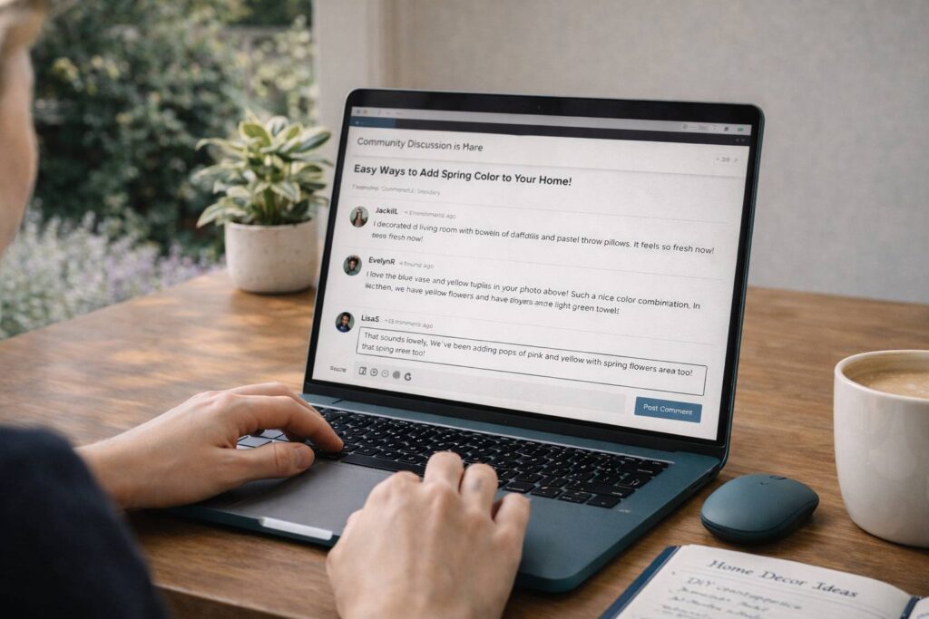 Ideeën voor huisdecoratie in de lente worden besproken